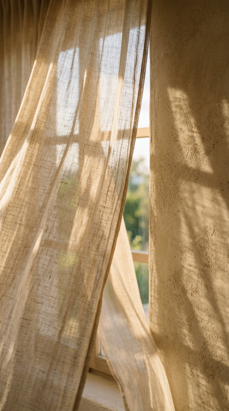 Sheer linen, afternoon